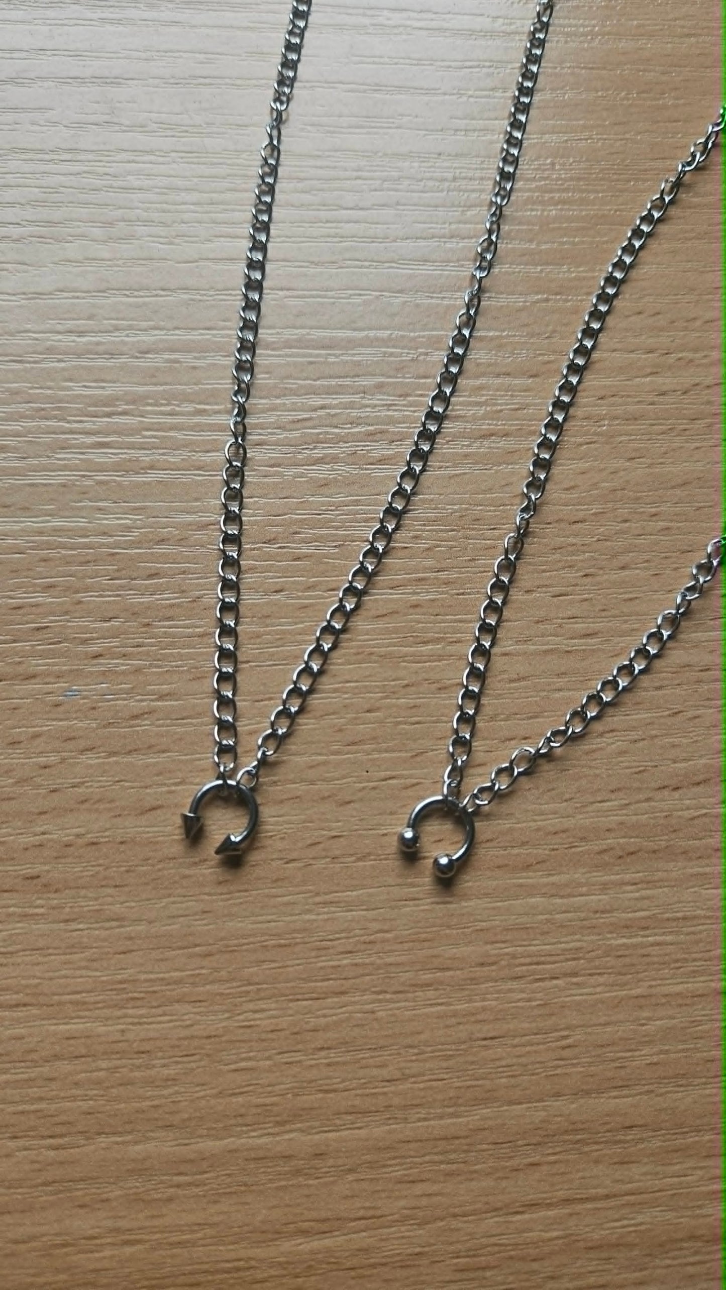 Septum Piercing Necklace – Alternative Gothic Chain Pendant | Waterproof Stainless Steel