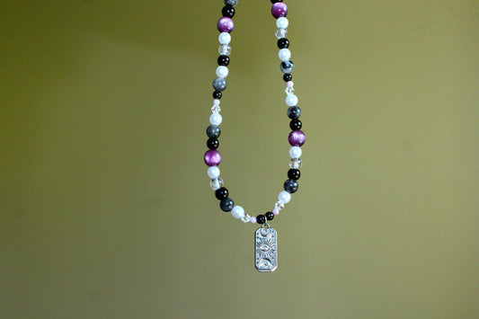 Handmade Moon & Magic Fairy Beaded Necklace | Waterproof Stainless Steel
