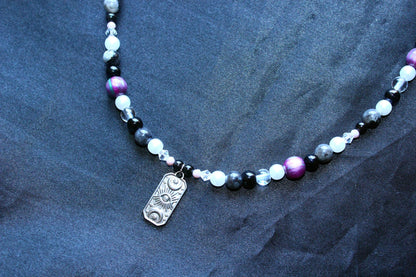 Handmade Moon & Magic Fairy Beaded Necklace | Waterproof Stainless Steel