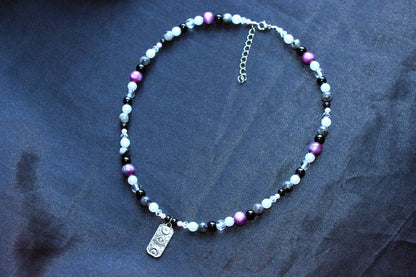 Handmade Moon & Magic Fairy Beaded Necklace | Waterproof Stainless Steel