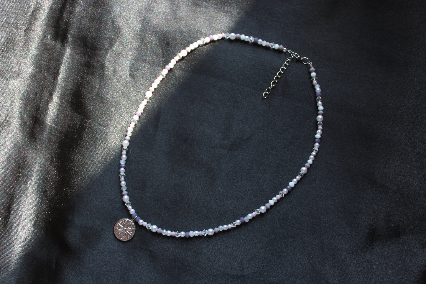 Handmade, Fairy Dust, Star Charm, Beaded Necklace | Waterproof Stainless Steel