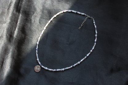 Handmade, Fairy Dust, Star Charm, Beaded Necklace | Waterproof Stainless Steel