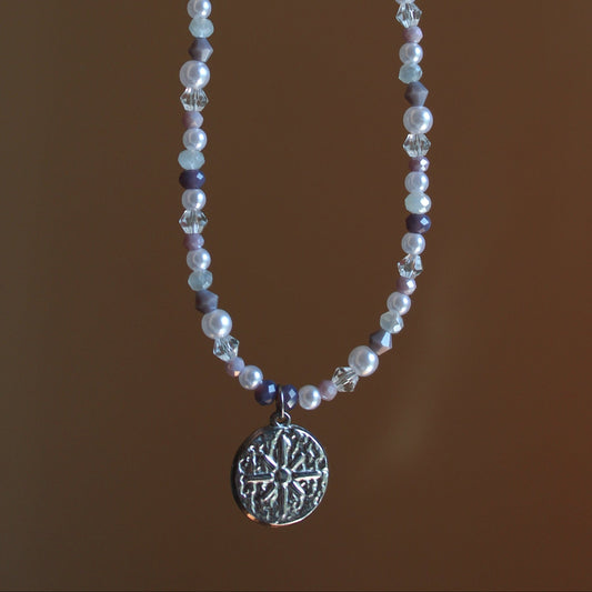 Handmade, Fairy Dust, Star Charm, Beaded Necklace | Waterproof Stainless Steel